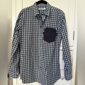 Givenchy Plaid button down men’s shirt, size 38